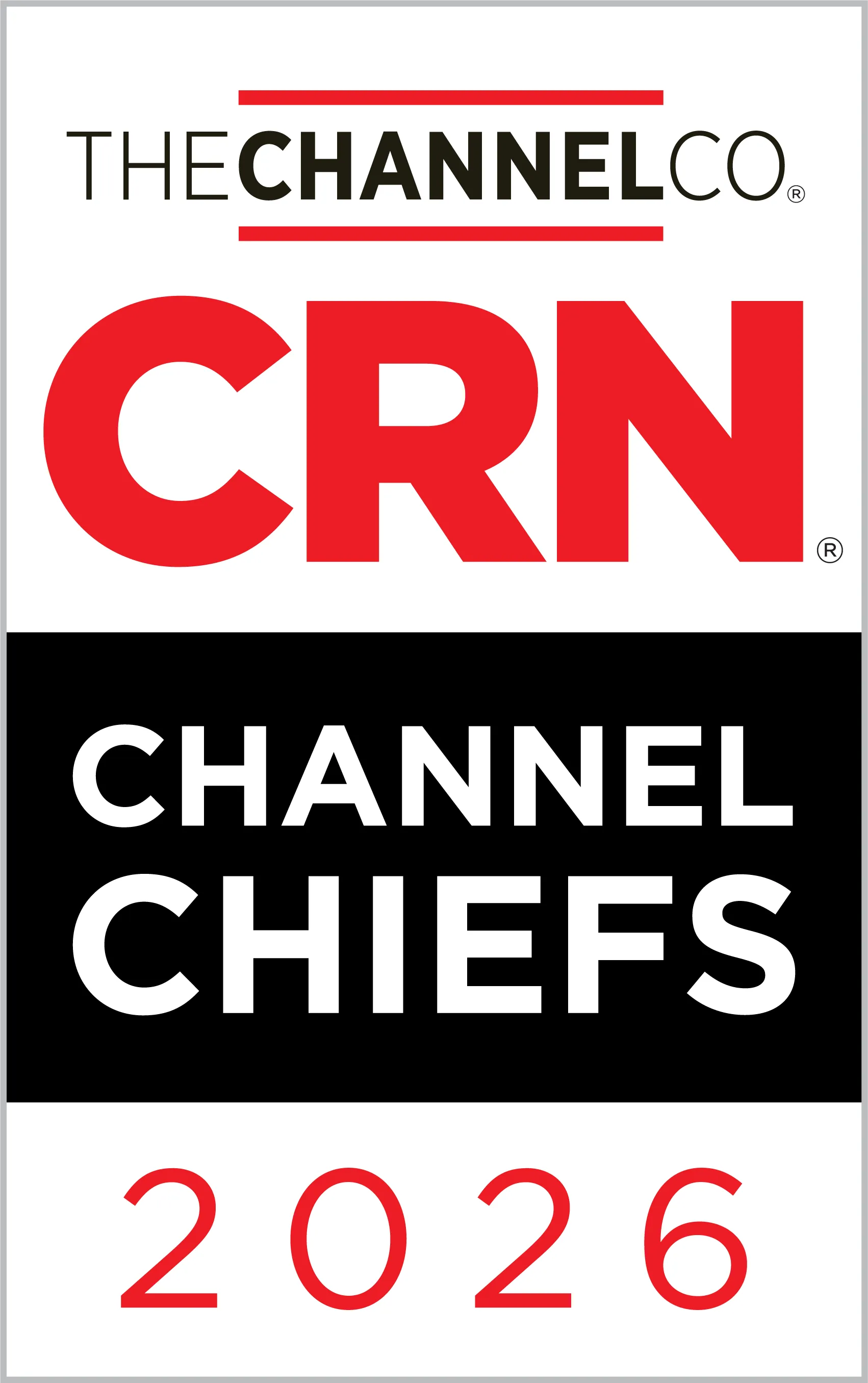 2026 年 CRN Channel Chiefs